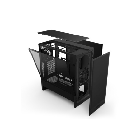 Компьютерный корпус NZXT H5 Flow CC-H52FB-01 Black без Б/П в интернет магазине Stels.kz