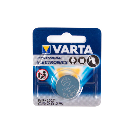 Батарейка VARTA Lithium CR2025 3V (1 шт) в интернет магазине Stels.kz