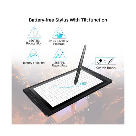 Графический планшет Huion Kamvas Pro 20 в интернет магазине Stels.kz