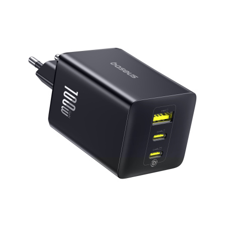 Адаптер питания Baseus EnerFill FE11 2C+U 100W Black (P10182102123-00) в интернет магазине Stels.kz