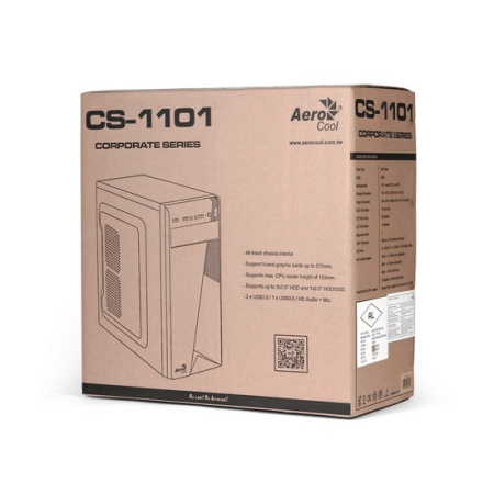 Компьютерный корпус Aerocool CS-1101 без Б/П в интернет магазине Stels.kz