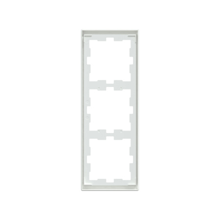 Рамка MERTEN MTN4030-6535 D-Life 3 постовая белый лотос в интернет магазине Stels.kz