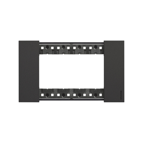 Рамка декоративная Bticino KA4804KG Living Now 4 поста черный в интернет магазине Stels.kz