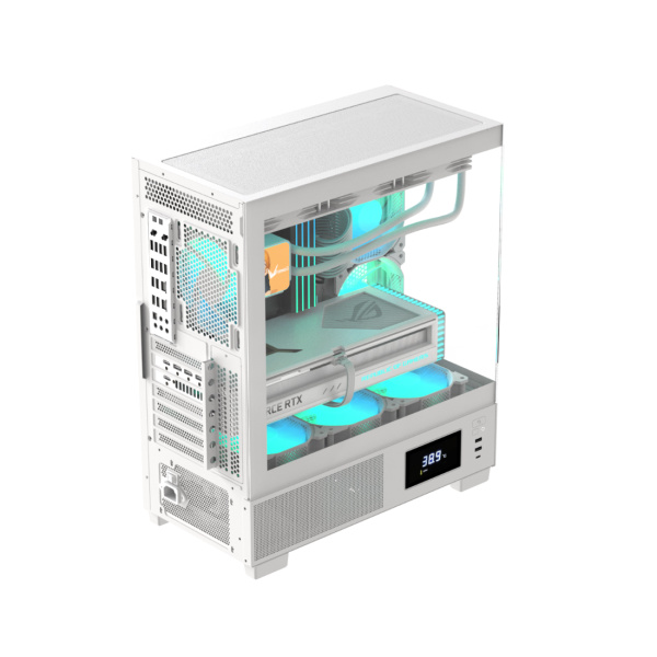 Компьютерный корпус Formula V Crystal E1 Cosmic White без Б/П в интернет магазине Stels.kz