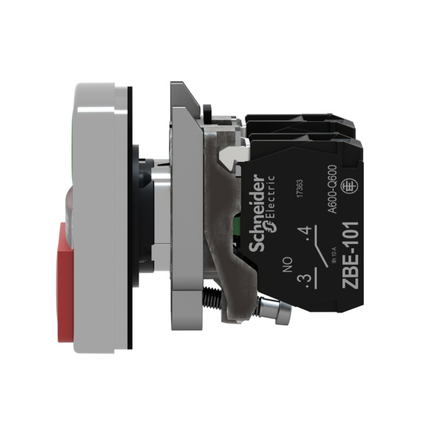 Кнопка двойная SE XB4BW73731B5 с маркировкой 22мм + LED в интернет магазине Stels.kz