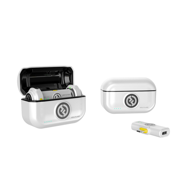 Купить не дорого Петличный микрофон Hollyland Lark M2 USB-C Белый в интернет магазине Stels.kz Петличный микрофон Hollyland Lark M2 USB-C Белый в интернет магазине Stels.kz