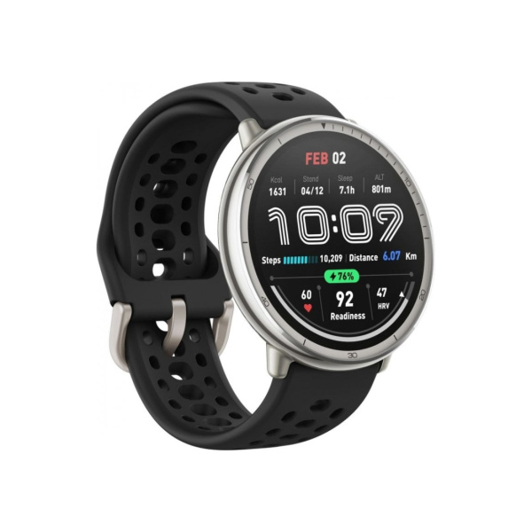 Смарт часы Amazfit Active 2 Round A2437 Black Sport Silicone Смарт часы Amazfit Active 2 Round A2437 Black Sport Silicone