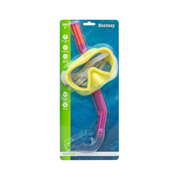 Набор для плавания Bestway 24036 в упаковке: маска, трубка в интернет магазине Stels.kz