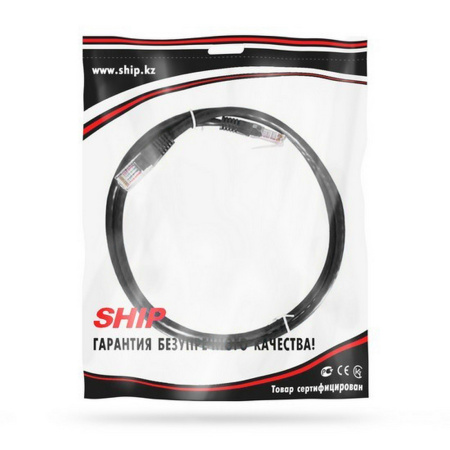 Патч Корд SHIP Cat.5e UTP LSZH RJ-45 0.5 м S3025BK0050-P в интернет магазине Stels.kz