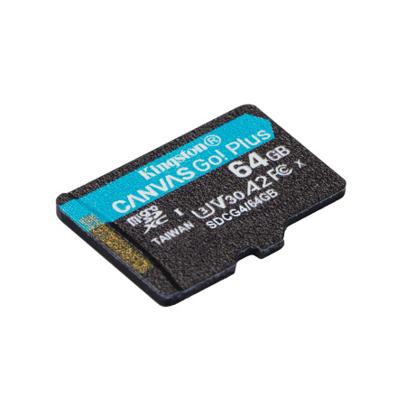 Карта памяти Kingston SDCG4/64GBSP Canvas Go Plus A2 U3 V30 64GB в интернет магазине Stels.kz