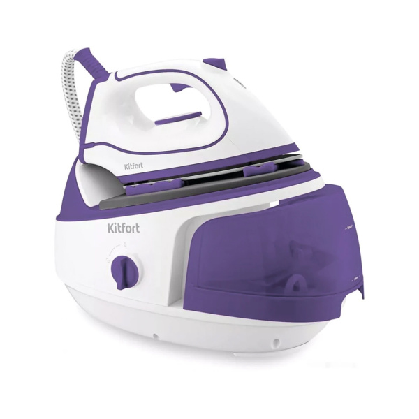 Паровая станция Kitfort КТ-9120-1 бело-фиолетовая в интернет магазине Stels.kz