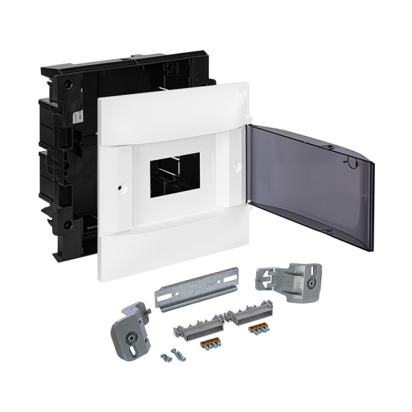 Щит встраиваемый Legrand Practibox S 1х6 IP40 Дымчатая дверь в интернет магазине Stels.kz