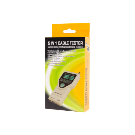 Кабельный тестер Ship G278 Для тестирования BNC RJ-45 RJ-11 USB IEE 1394 Fire Wire в интернет магазине Stels.kz