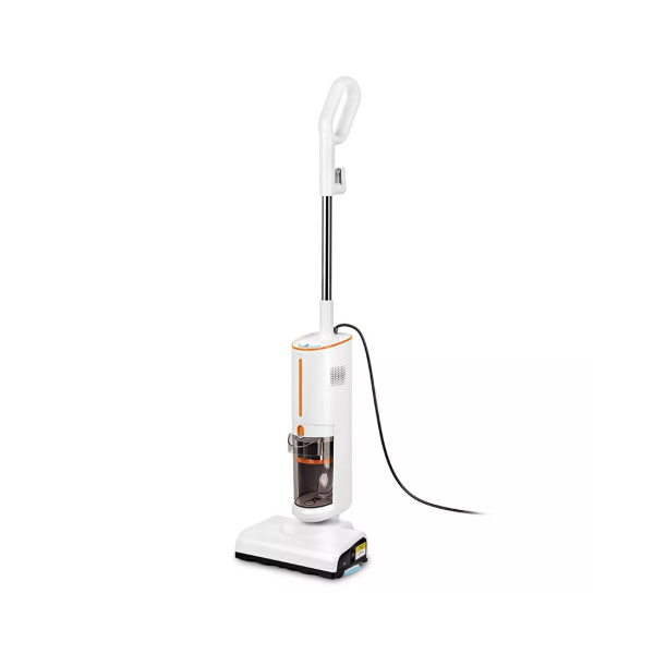 Проводной вертикальный паровой пылесос Kitfort КТ-5157-2 "2 в 1" бело-оранжевый Проводной вертикальный паровой пылесос Kitfort КТ-5157-2 "2 в 1" бело-оранжевый