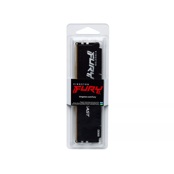 Модуль памяти Kingston FURY Beast Black KF560C30BBE-8 DDR5 8GB 6000MHz