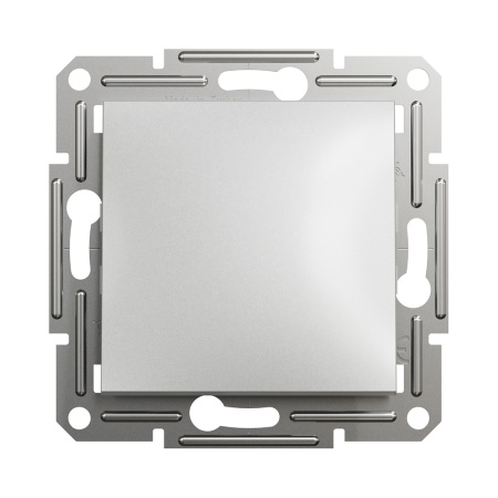 Выключатель 1 клавишный SE EPH0500161 Asfora перекрестный механизм алюминий в интернет магазине Stels.kz