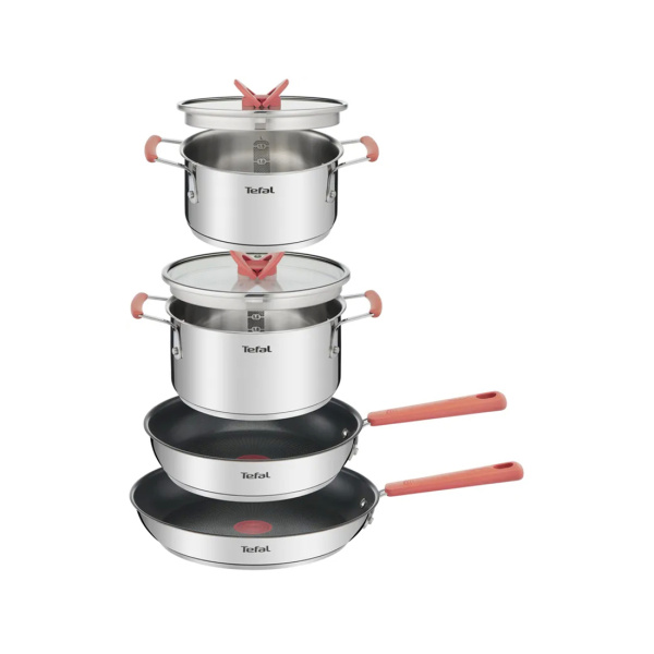 Купить не дорого Набор посуды Tefal Opti'space G720S604 6 предметов в интернет магазине Stels.kz Набор посуды Tefal Opti'space G720S604 6 предметов в интернет магазине Stels.kz