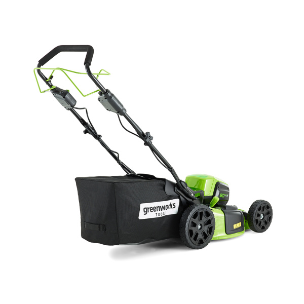 Газонокосилка аккумуляторная Greenworks 2502907UB 60V 46 см самоходная бесщеточная c 1хАКБ 4Ач и ЗУ в интернет магазине Stels.kz