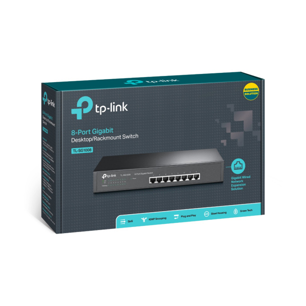 Купить не дорого Коммутатор TP-Link TL-SG1008 в интернет магазине Stels.kz Коммутатор TP-Link TL-SG1008 в интернет магазине Stels.kz