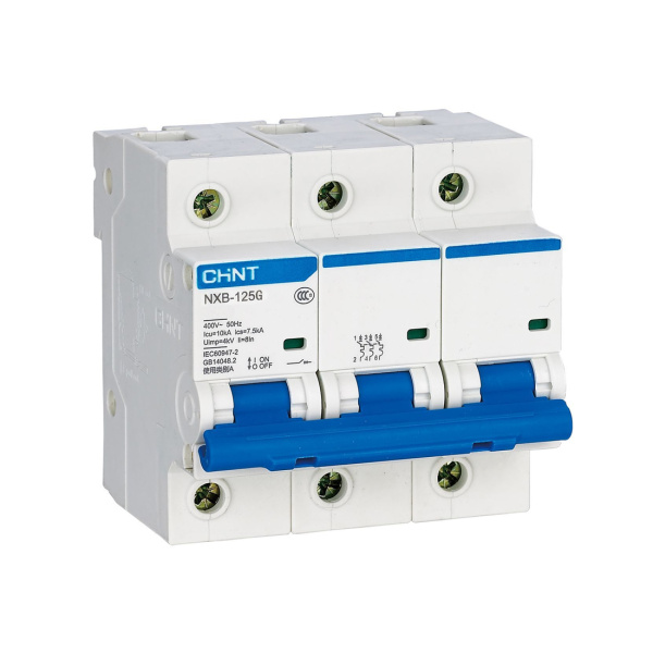 Автоматический выключатель CHINT NXB-125 3P 63A C 10kA