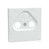 Центральная накладка MERTEN MTN4123-6035 D-Life TV розетки, 2/3 отверстий белый лотос