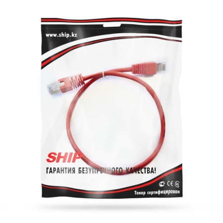 Патч Корд SHIP Cat.5e FTP LSZH RJ-45 0.5 м S4025RD0050-P в интернет магазине Stels.kz