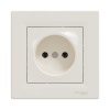 Розетка без заземления SE EPH3000123 Asfora 16А в сборе винт. клеммы кремовый в интернет магазине Stels.kz