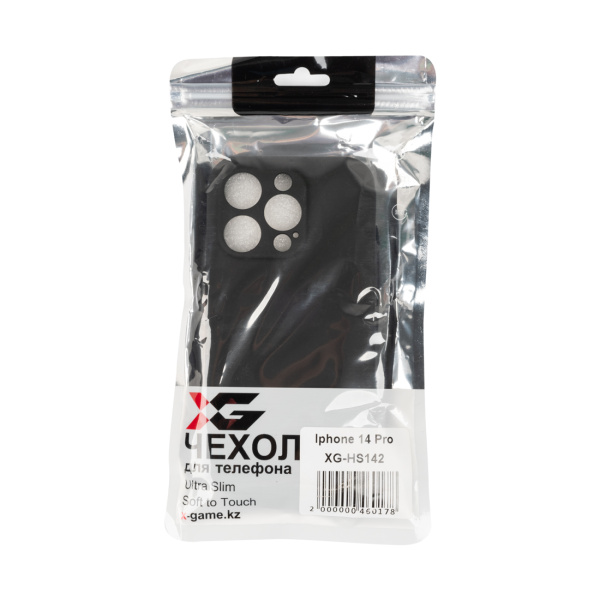 Чехол для телефона XG XG-HS142 для Iphone 14 Pro Силиконовый Чёрный в интернет магазине Stels.kz