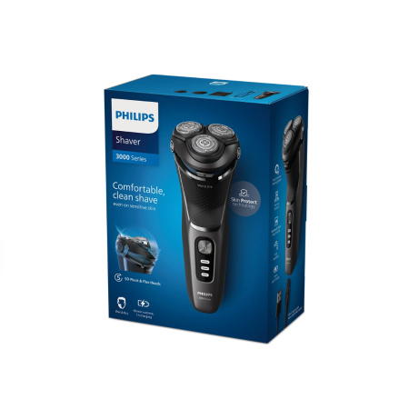 Купить не дорого Электробритва Philips Серии 3000 S3343/13 для влажного и сухого бритья в интернет магазине Stels.kz Электробритва Philips Серии 3000 S3343/13 для влажного и сухого бритья в интернет магазине Stels.kz