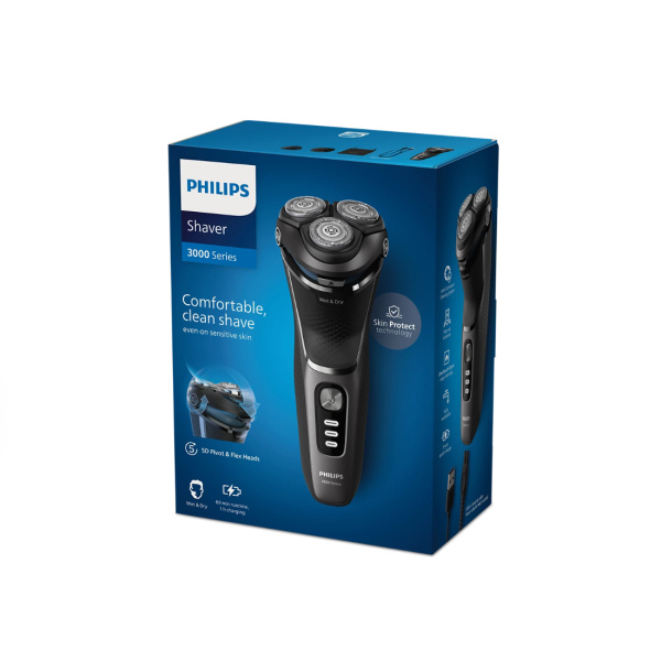 Купить не дорого Электробритва Philips Серии 3000 S3343/13 для влажного и сухого бритья в интернет магазине Stels.kz Электробритва Philips Серии 3000 S3343/13 для влажного и сухого бритья в интернет магазине Stels.kz