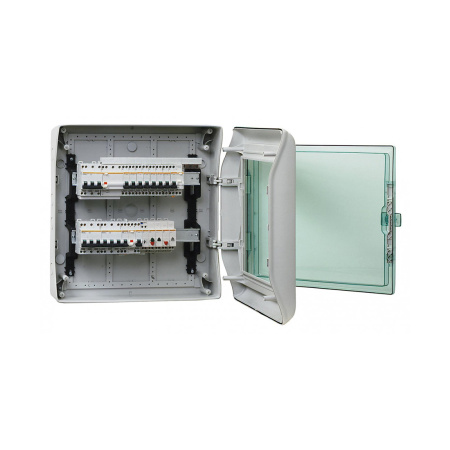 Пылевлагозащищенный щит SE Kaedra 2x18 модули IP65 в интернет магазине Stels.kz