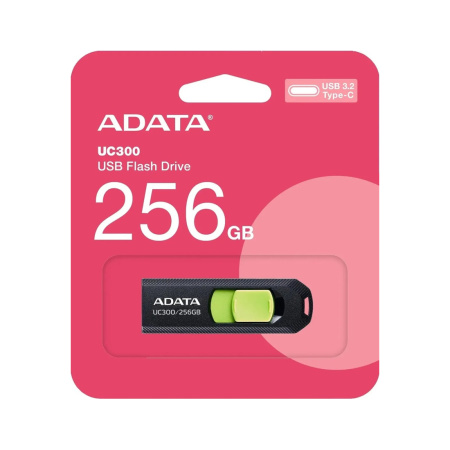 USB-накопитель ADATA ACHO-UC300-256G-RBK/GN 256GB в интернет магазине Stels.kz
