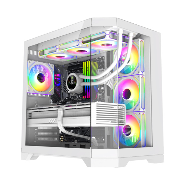 Компьютерный корпус Gamemax Hype-A WH White без Б/П