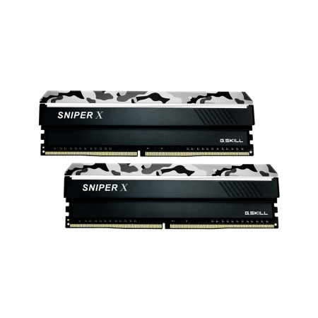 Комплект модулей памяти G.SKILL SniperX F4-3200C16D-32GSXWB DDR4 32GB (Kit 2x16GB) 3200MHz в интернет магазине Stels.kz