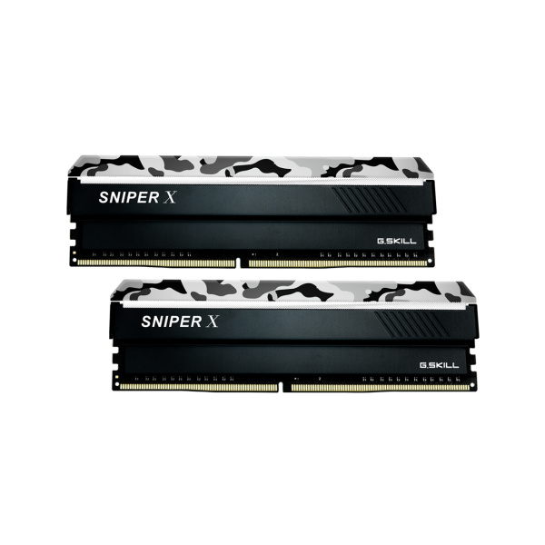 Комплект модулей памяти G.SKILL SniperX F4-3200C16D-32GSXWB DDR4 32GB (Kit 2x16GB) 3200MHz в интернет магазине Stels.kz