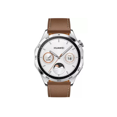 Смарт часы Huawei Watch GT 4 PNX-B19 46mm Brown Leather Strap в интернет магазине Stels.kz