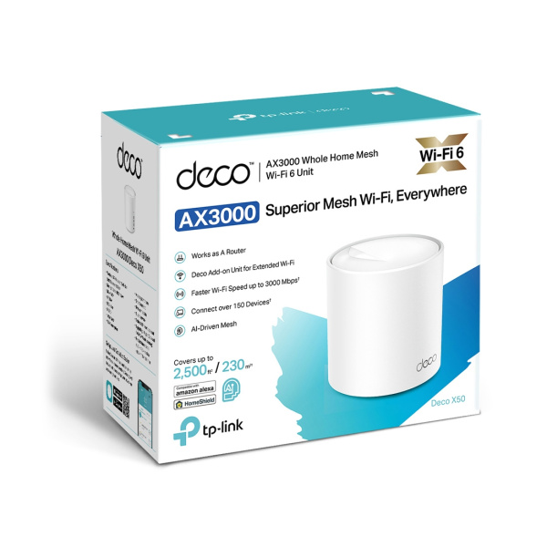 Беспроводная MESH-система Wi-Fi TP-Link Deco X50(1-pack) в интернет магазине Stels.kz