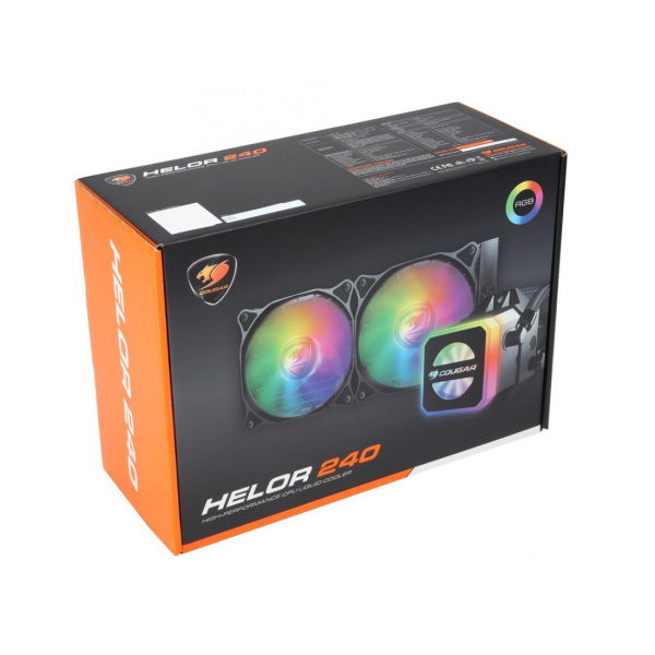 Кулер с водяным охлаждением Cougar Helor 240 в интернет магазине Stels.kz