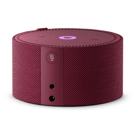 Умная колонка Яндекс Станция Мини с часами Красный гранат в интернет магазине Stels.kz