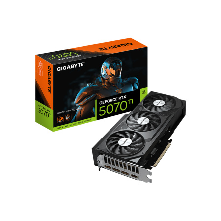 Видеокарта Gigabyte (GV-N507TWF3OCV2-16GD) RTX5070Ti WINDFORCE OC V2 16G в интернет магазине Stels.kz