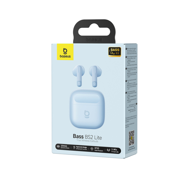 Наушники Baseus Bass BS2 Lite Earbuds Galaxy Blue (A0010A05) в интернет магазине Stels.kz