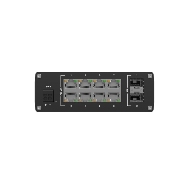 Сетевой шлюз Teltonika (КОММУТАТОР) TSW200 POE+ SWITCH 8 GBE, 2SFP,2 SFP PORTS в интернет магазине Stels.kz
