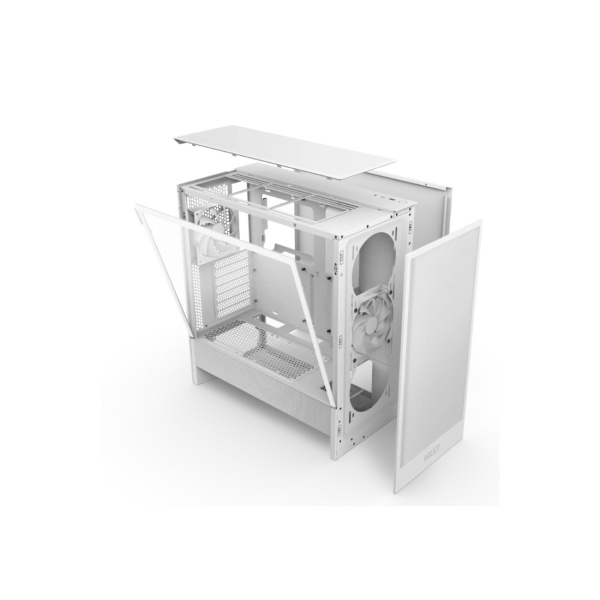 Компьютерный корпус NZXT H5 Flow CC-H52FW-01 White без Б/П в интернет магазине Stels.kz