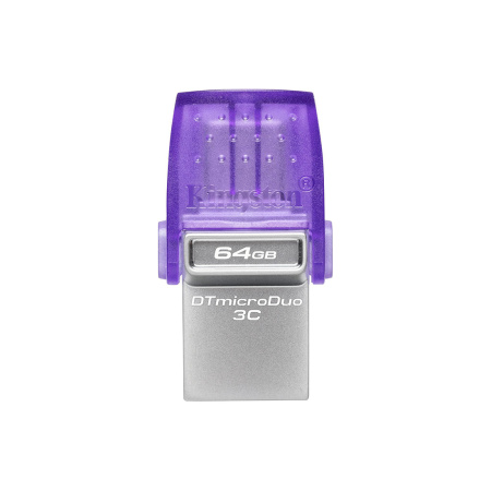 USB-накопитель Kingston DTDUO3CG3/64GB 64GB Фиолетовый в интернет магазине Stels.kz