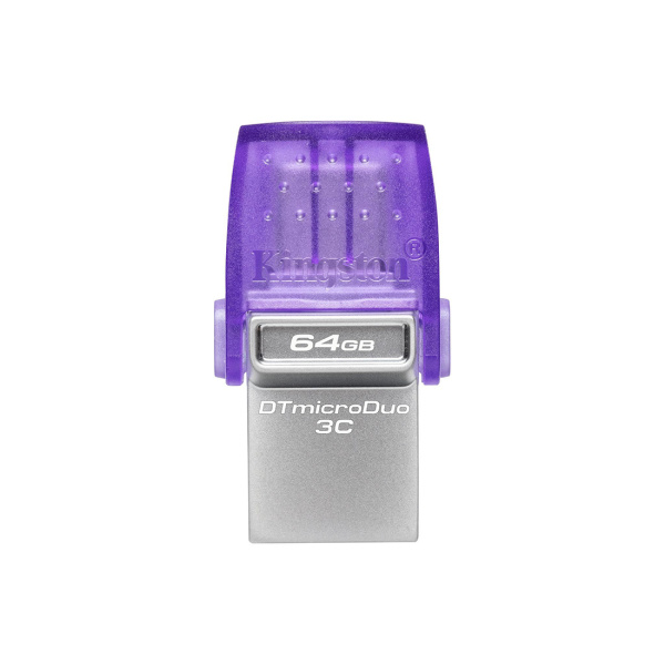 USB-накопитель Kingston DTDUO3CG3/64GB 64GB Фиолетовый в интернет магазине Stels.kz