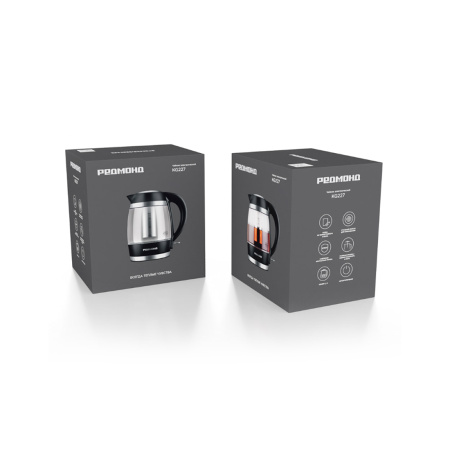 Чайник электрический Редмонд KG227 Черный в интернет магазине Stels.kz