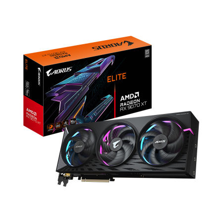 Видеокарта Gigabyte (GV-R9070XTAORUS E-16GD) Radeon RX 9070 XT AORUS ELITE 16G в интернет магазине Stels.kz