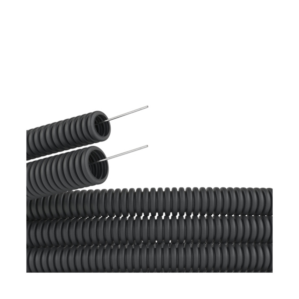 Труба ПВХ гибкая гофрированная DKC 91920B 20мм черный