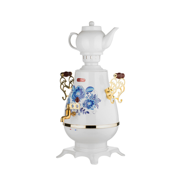 Купить не дорого Самовар Centek CT-0092 A (белый/рисунок/золото) в интернет магазине Stels.kz Самовар Centek CT-0092 A (белый/рисунок/золото) в интернет магазине Stels.kz