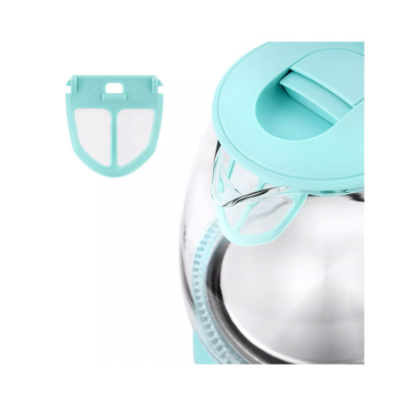 Купить не дорого Чайник электрический Kitfort КТ-653-1 голубой в интернет магазине Stels.kz Чайник электрический Kitfort КТ-653-1 голубой в интернет магазине Stels.kz